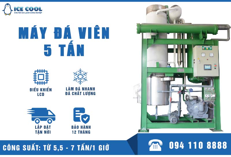 Máy đá viên 5 tấn