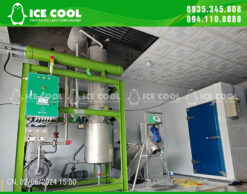 Lắp đặt máy đá cà phê 5 tấn tại Kiên Giang