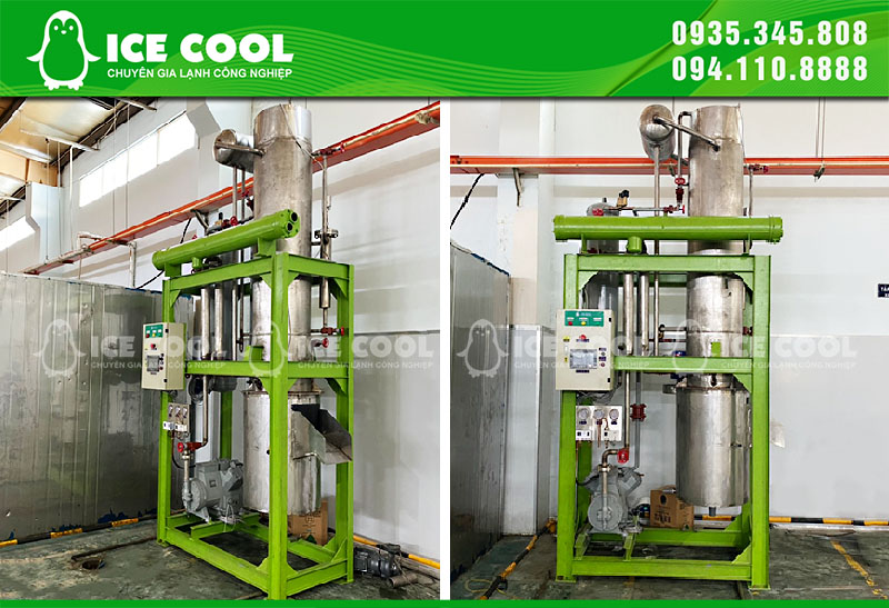 Máy đá cà phê 3 tấn được lắp tại Bình Dương và đưa vào hoạt động ổn định