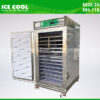 Các khay cấp đông nhanh được làm hoàn toàn bằng inox 304