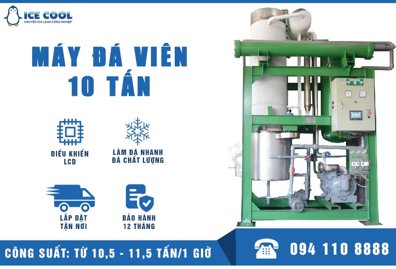 Máy đá viên 10 tấn ICE COOL