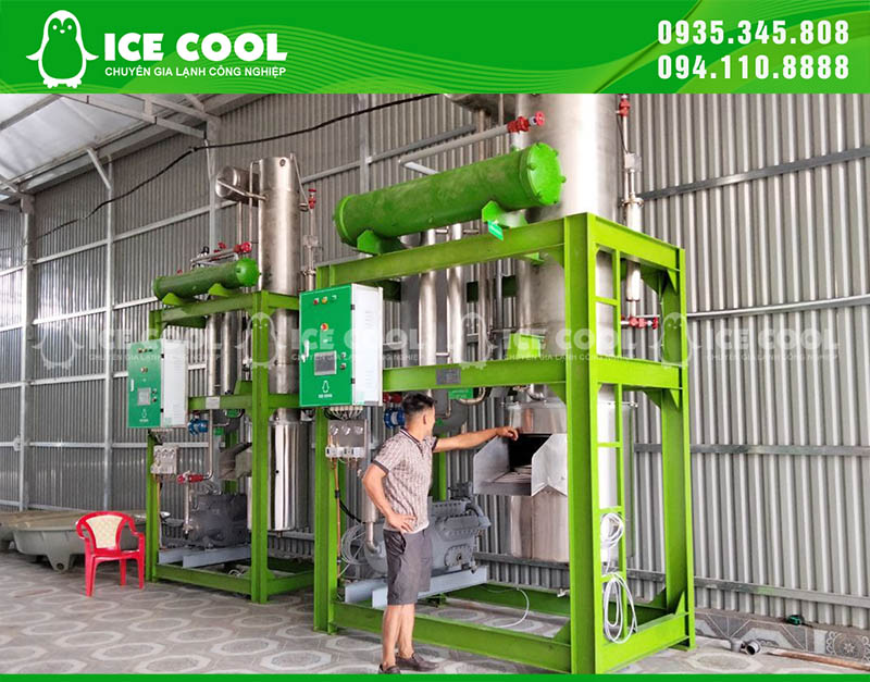 Lắp đặt 2 máy đá viên tại Đắk Nông