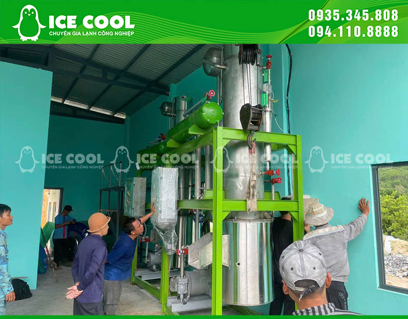 Đào tạo nhân công vận hành máy làm đá viên