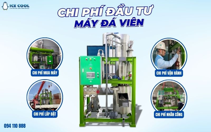 Chi phí đầu tư máy đá viên