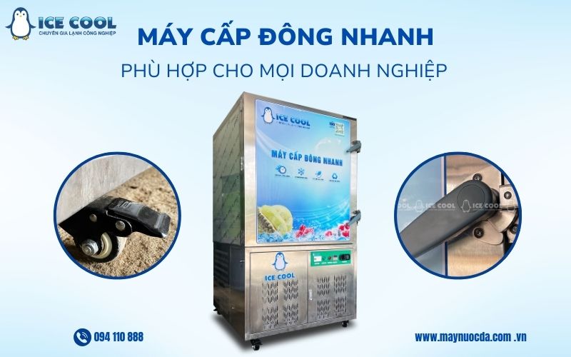 Máy cấp đông nhanh cho công ty chế biến thực phẩm Máy cấp đông nhanh cho công ty chế biến thực phẩm