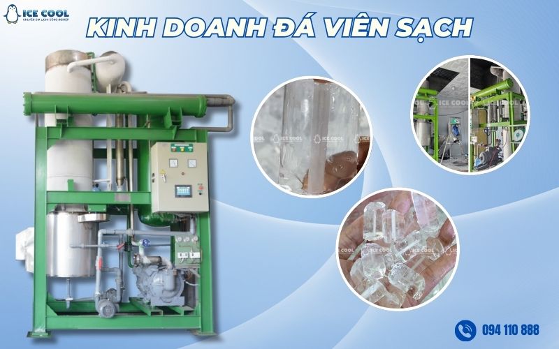 Kinh doanh đá viên sạch